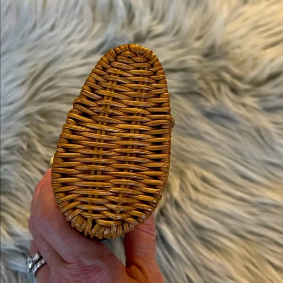 Kate Spade Wicker and Leather Clutch - Picture 5 of 15